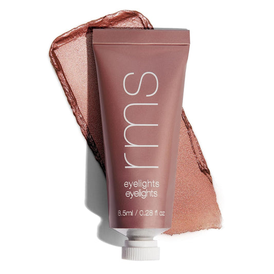 RMS Beauty Eyelights Cream Eyeshadow in Sunbeam & Halo - Metallic Eyeshadow Eyelid Color, Shimmer Eyeshadow, Glitter Cream Liquid Eyeshadow