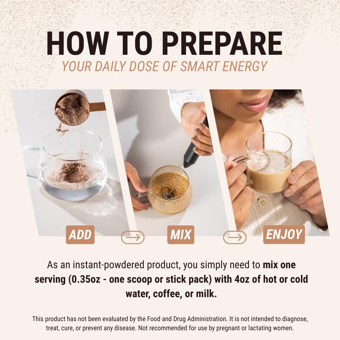 CAFFEINE ARMY Caramel Macchiato | Functional Coffee with Collagen Peptides, MCTs, CoQ10 and Adaptogens: Clean Energy, Supports Daily Attention, No Jitters or Crash (13.4 oz 38 Servings)