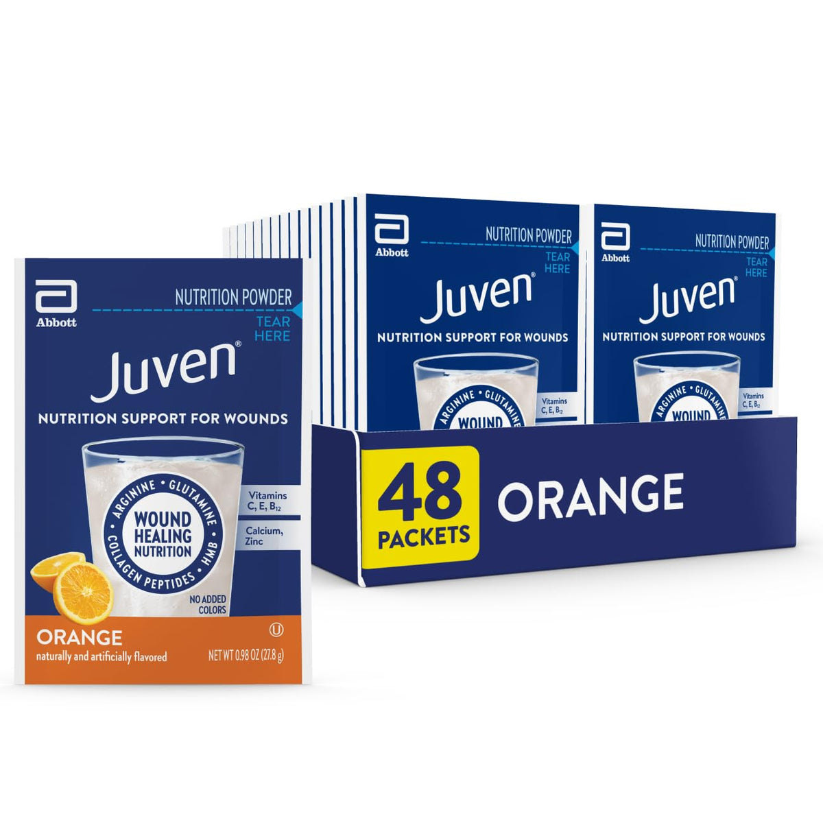 Juven Nutrition Support for Wound Healing, Fruit Punch, 48ct