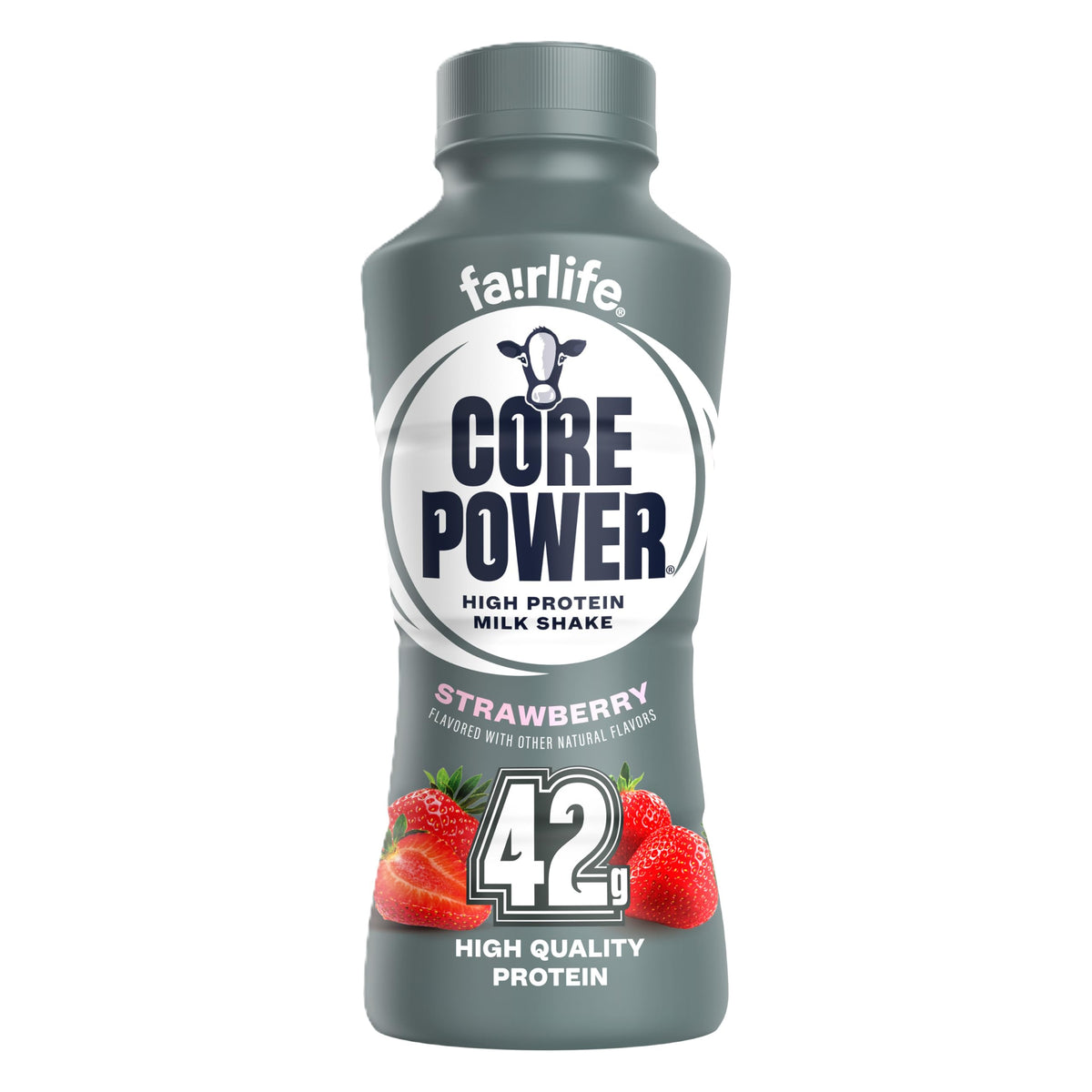 Core Power Fairlife Elite 42g High Protein Milk Shake Bottle, Ready To Drink for Workout Recovery, kosher, Liquid, Vanilla, 14 Fl Oz (Pack of 12)