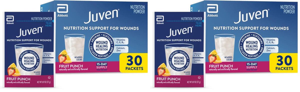 Juven Nutrition Support for Wound Healing, Fruit Punch, 30ct