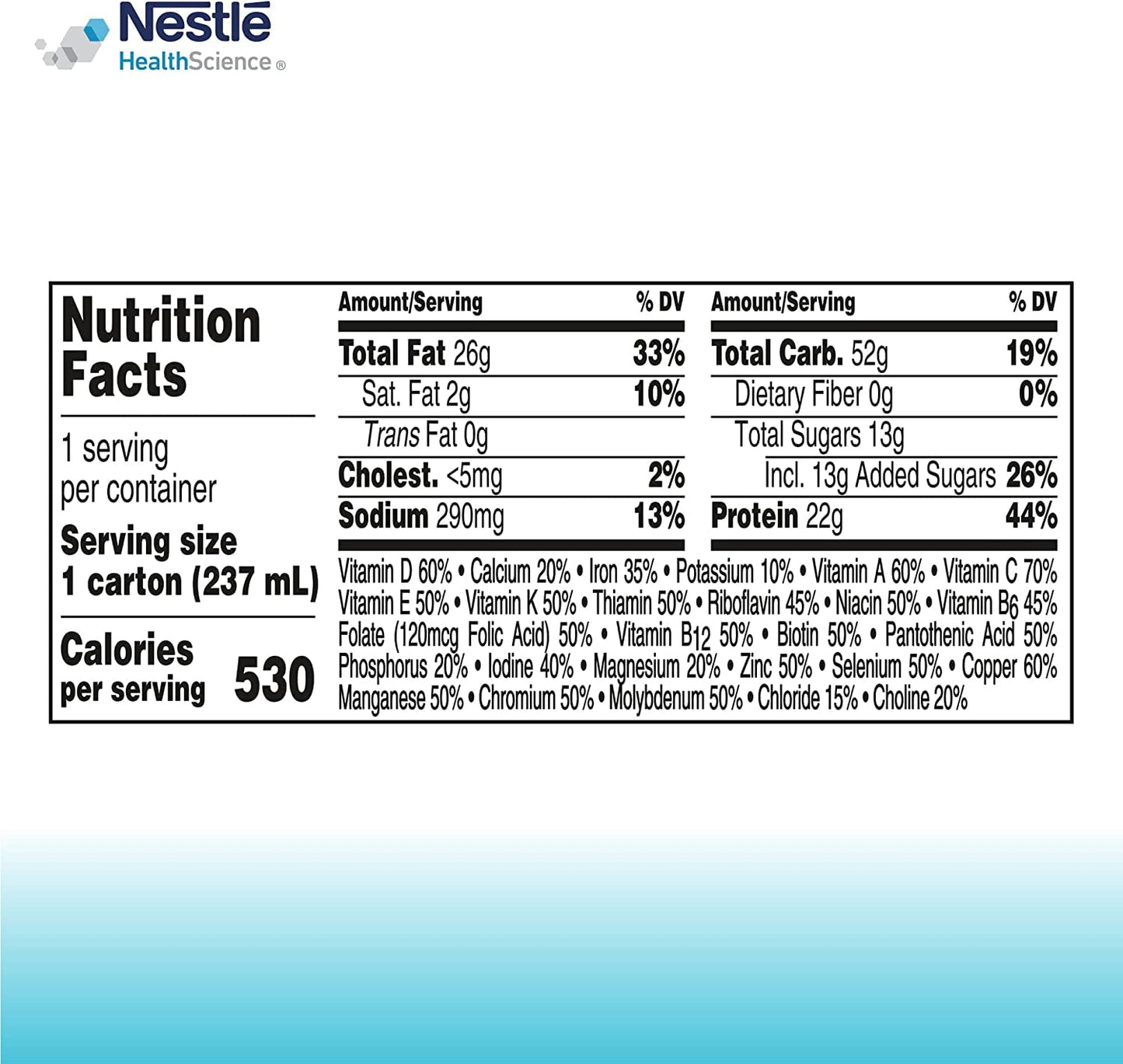 Boost Very High Calorie Nutritional Drink Very Vanilla, Made with Natural Chocolate Flavor & No Artificial Flavors, Colors & Sweeteners, 8 FL OZ (Pack of 24)