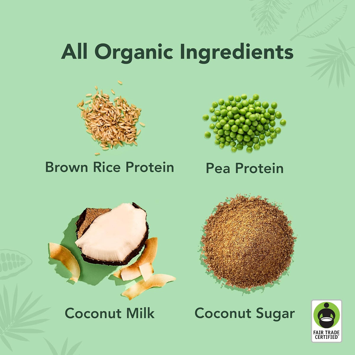 ALOHA Organic Plant-Based Protein Drink – Coconut Flavor | 18g Protein, 5g Sugar, 3g Fiber | Made with Creamy Coconut Milk, Fair Trade Certified, No Stevia | Vegan, Non-GMO, Gluten-Free, 11 fl oz (12 Pack)