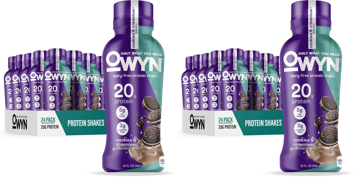 OWYN Only What You Need Cold Brew Coffee Flavored 20g Protein Shake, 12 Ct